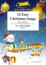 12のやさしいクリスマス・ソング集（金管四重奏）【12 Easy Christmas Songs】