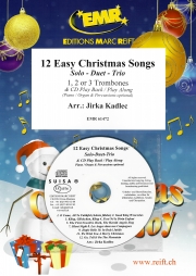 12のやさしいクリスマス・ソング集（トロンボーン一～三重奏）【12 Easy Christmas Songs】