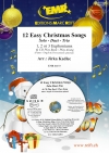 12のやさしいクリスマス・ソング集（ユーフォニアム一～三重奏）【12 Easy Christmas Songs】