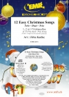 12のやさしいクリスマス・ソング集（チェロ一～三重奏）【12 Easy Christmas Songs】