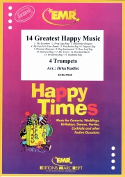 14のハッピー・ミュージック（トランペット四重奏）【14 Greatest Happy Music】