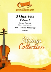 3つの四重奏曲・Vol.2（弦楽四重奏）【3 Quartets Volume 2】