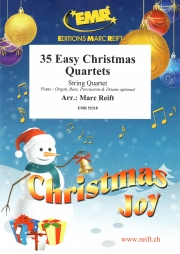 35のやさしいクリスマス四重奏曲集（弦楽四重奏）【35 Easy Christmas Quartets】