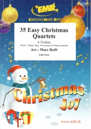 35のやさしいクリスマス四重奏曲集（ヴァイオリン四重奏）【35 Easy Christmas Quartets】