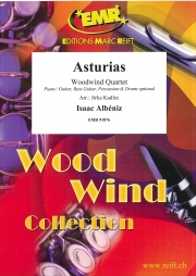 アストゥリアス「スペイン組曲」より（イサーク・アルベニス）（木管四重奏）【Asturias Prelude from Chants d'Espagne】