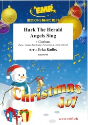 天には栄え（クラリネット四重奏）【Hark The Herald Angels Sing】