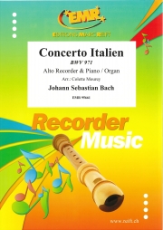 イタリア協奏曲・BWV 971（バッハ）（ソプラノリコーダー+ピアノ）【Concerto Italien BWV 971】