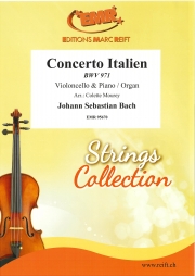 イタリア協奏曲・BWV 971（バッハ）（チェロ+ピアノ）【Concerto Italien BWV 971】