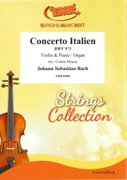 イタリア協奏曲・BWV 971（バッハ）（ヴァイオリン+ピアノ）【Concerto Italien BWV 971】