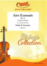 スコットランドの歌・Op.34（パブロ・デ・サラサーテ）（ヴァイオリン+ピアノ）【Airs Ecossais Op. 34】