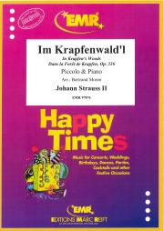 クラップフェンの森で（ヨハン・シュトラウス2世）（ピッコロ+ピアノ）【Im Krapfenwald'l Op. 336】