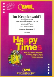 クラップフェンの森で（ヨハン・シュトラウス2世）（ヴァイオリン+ピアノ）【Im Krapfenwald'l Op. 336】