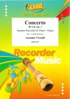 協奏曲・RV.356・Op.3  (アントニオ・ヴィヴァルディ)（ソプラノリコーダー+ピアノ）【Concerto RV356, Op. 3】