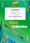 協奏曲・QV5: Anh. 14  (ヨハン・ヨアヒム・クヴァンツ)（オーボエ+ピアノ）【Concerto QV5: Anh. 14】