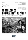 スイス民謡11曲集（トロンボーン+ピアノ）【11 Mélodies Populaires Suisses】