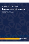 舟歌とスケルツォ（アルフレード・カゼッラ）（フルート+ピアノ）【Barcarola et Scherzo】