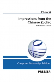 十二支の印象（陳 怡）（クラリネット）【Impressions from the Chinese Zodiac】