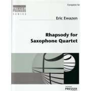 ラプソディー（エリック・イウェイゼン）(サックス四重奏)【Rhapsody for Saxophone Quartet】