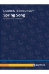春の歌（ローレン ・バーノフスキー） (クラリネット＋ピアノ)【Spring Song】