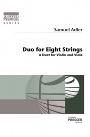 8弦のための二重奏（サミュエル・アドラー） （弦楽二重奏）【Duo for Eight Strings】