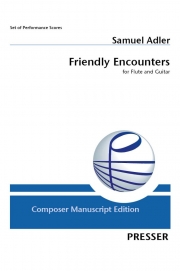 フレンドリー・エンカウンターズ（サミュエル・アドラー）（フルート+ギター）【Friendly Encounters】