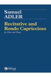 レチタティーヴォ & ロンド・カプリチオーソ（サミュエル・アドラー）（フルート+ピアノ）【Recitative and Rondo Capriccioso】