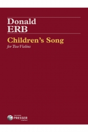 子どもの歌  (ドナルド・アーブ)  (ヴァイオリン二重奏)【Children's Song】