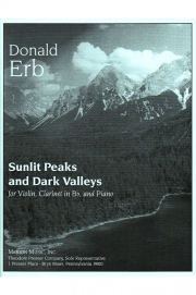 陽光に照らされた峰々と暗い谷（ドナルド・アーブ）（ミックス二重奏+ピアノ）【Sunlit Peaks and Dark Valleys】