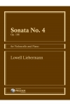 ソナタ・No.4（ローウェル・リーバーマン）（チェロ+ピアノ）【Sonata No. 4】