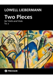 2つの小品（ローウェル・リーバーマン） (弦楽二重奏)【Two Pieces】