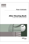 バッハを聴いた後で (ピーター・シッケル)   (オーボエ+弦楽三重奏)【After Hearing Bach】