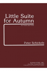 秋のための小組曲  (ピーター・シッケル)  (弦楽二重奏)【Little Suite for Autumn】