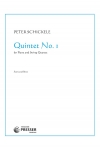 五重奏曲・No.1  (ピーター・シッケル)  (弦楽四重奏+ピアノ)【Quintet No. 1】