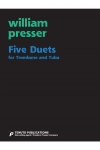 トロンボーンとテューバの為の5つの二重奏曲　(金管ニ重奏)【Five Duets for Trombone and Tuba】
