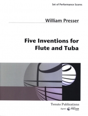 ５つのインヴェンション  (ウィリアム・プレッサー)　(ミックスニ重奏)【Five Inventions for Flute and C Trumpet】