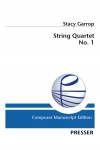 弦楽四重奏曲・No.1 (ステイシー・ギャロップ)（弦楽四重奏）【String Quartet No. 1】