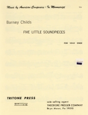 5つの小さな音の小品（バーニー・チャイルズ）（オーボエ）【5 Little Soundpieces】