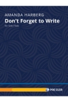 便りを忘れないで（アマンダ・ハーバーグ）（フルート）【Don't Forget to Write】