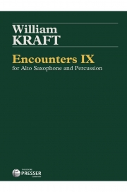 エンカウンター・No.6（ウィリアム・クラフト）（アルトサックス+打楽器）【Encounters IX】