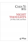 夜の想い（陳 怡）（ミックス二重奏+ピアノ）【Night Thoughts】