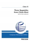 中国の西部から３つのバガテル (陳 怡)（木管二重奏）【Three Bagatelles from China West】