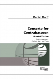 協奏曲（ダニエル・ドーフ） (木管三重奏+ピアノ)【Concerto for Contrabassoon】