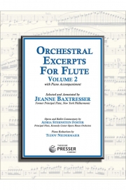 フルートのためのオーケストラ抜粋集曲集・Vol.2  (フルート＋ピアノ)【Orchestral Excerpts for Flute, Volume 2】