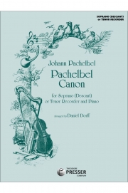 パッヘルベルのカノン（ヨハン・パッヘルベル） (ソプラノリコーダー+ピアノ）【Pachebel Canon】