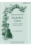 パッヘルベルのカノン（ヨハン・パッヘルベル） (サックス四重奏）【Pachebel Canon】