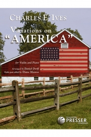 アメリカ変奏曲（チャールズ・アイヴズ）（ヴァイオリン+ピアノ）【Variations On America】
