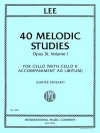 40のメロディック練習曲・Op.31・Vol.1（ゼバスティアン・リー）（チェロ二重奏）【40 Melodic Studies, Opus 31, Volume I】