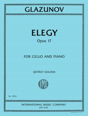 哀歌・Op.17（アレクサンドル・グラズノフ）（チェロ+ピアノ）【Elegy, Opus 17】