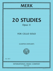 20の練習曲・Op.11（ヨーゼフ・メルク）（チェロ）【20 Studies, Opus 11】