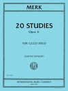 20の練習曲・Op.11（ヨーゼフ・メルク）（チェロ）【20 Studies, Opus 11】